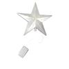 Night 11in Clip-On Christmas Tree Topper, Illuminated LED Acrylic Star With Sparkling Lights, Glowing Night Light For Holiday Decor