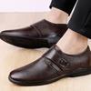 Fashion Business Round Toe Leather Shoes for Men Comfortable Classic Luxury Original Low Price Designer Cowhide Common Man Casual Shoe