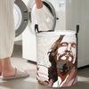 Laundry Collector Big Lebowski Dude Portrai Foldable Laundry Basket Large Storage Baby Washing Basket Home Organizer