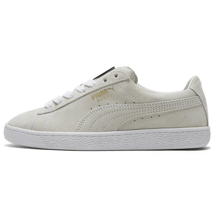 PUMA Suede Classic Metal Badge White Team Gold Men s 370081-02 EU 42