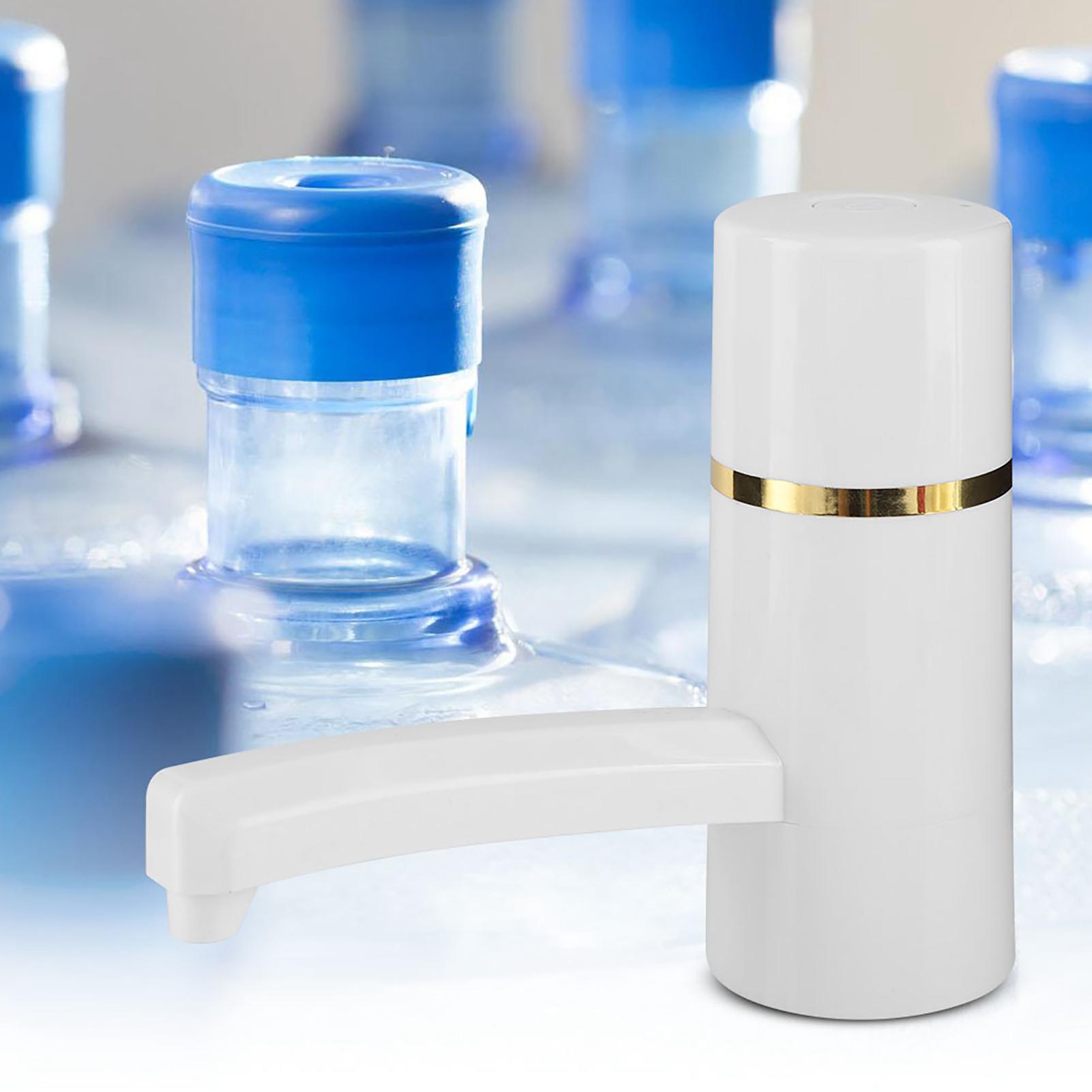 1x Wireless Rechargeable Bottle Drinking Water Electrical Pump Portable Dispenser USB (White)