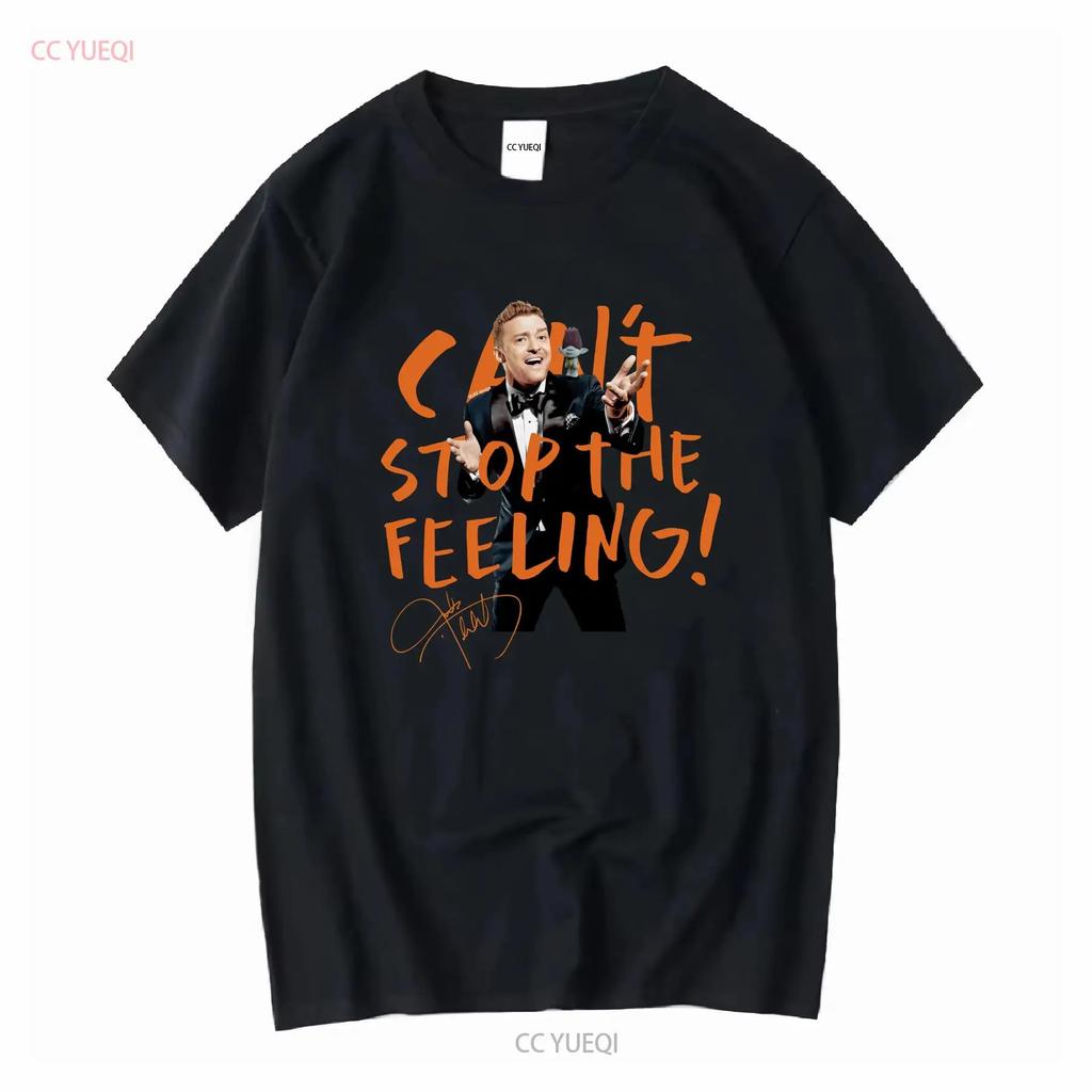 Cant Stop The Feeling Justin Timberlake T Shirt All Size S 2345XL Long or Short Sleeves Vintage Washed Casual Unisex