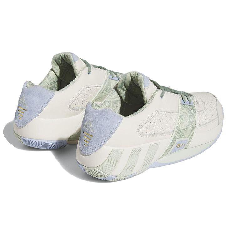 Damian Lillard X Adidas Gil Zero Restomod Zero Dollar Bill Men Sneakers White Chalk-White Blue-Dawn FZ6214
