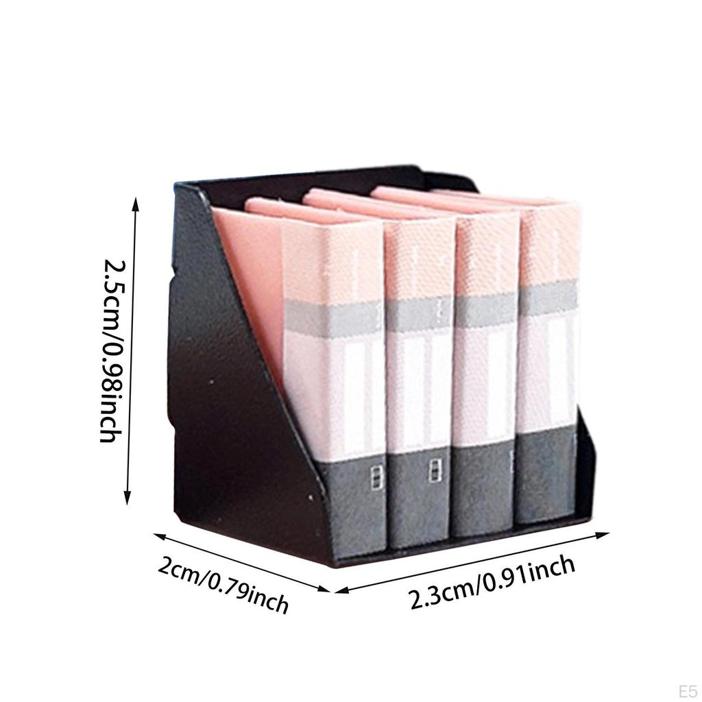 1/12 Dollhouse Document Organizer for Diorama and Micro Landscape Projects