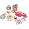 1 Set Granny Square Card Deck DIY Crochet Pattern Card Handmade Knitting Square Pattern Beginner Crocheting Accessories Enthusiasts Gift