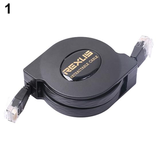 6.6/4.9/3.3 Ft Cat 6 Twisted Pair 7 Cat Network Ethernet Patch Cable Retractable