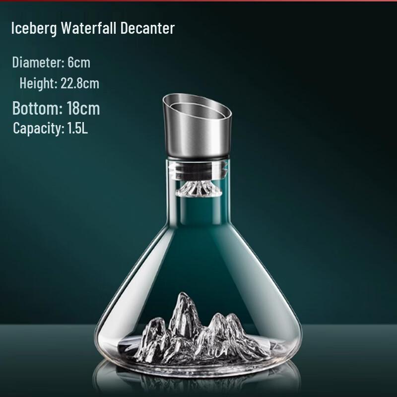 Langxi Waterfall Decanter & Wine Glass Set