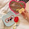 Cartoon Animal Animal Shaped Palm Fan Cattail Woven Handheld Fan Cattail Hand Fan  Photo Prop