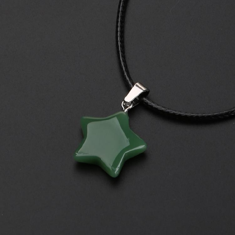Natural Stone Star Aesthetic Necklace Fashion Simple Clavicle Chain Women Girls