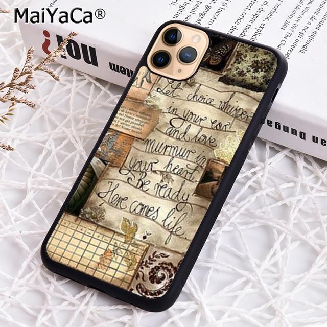 

MaiYaCa Piano keys Vintage Music Notes Phone Case Cover For iPhone 17 Air 16 15 plus 11 12 13 14 pro max coque iPhone 11pro max
