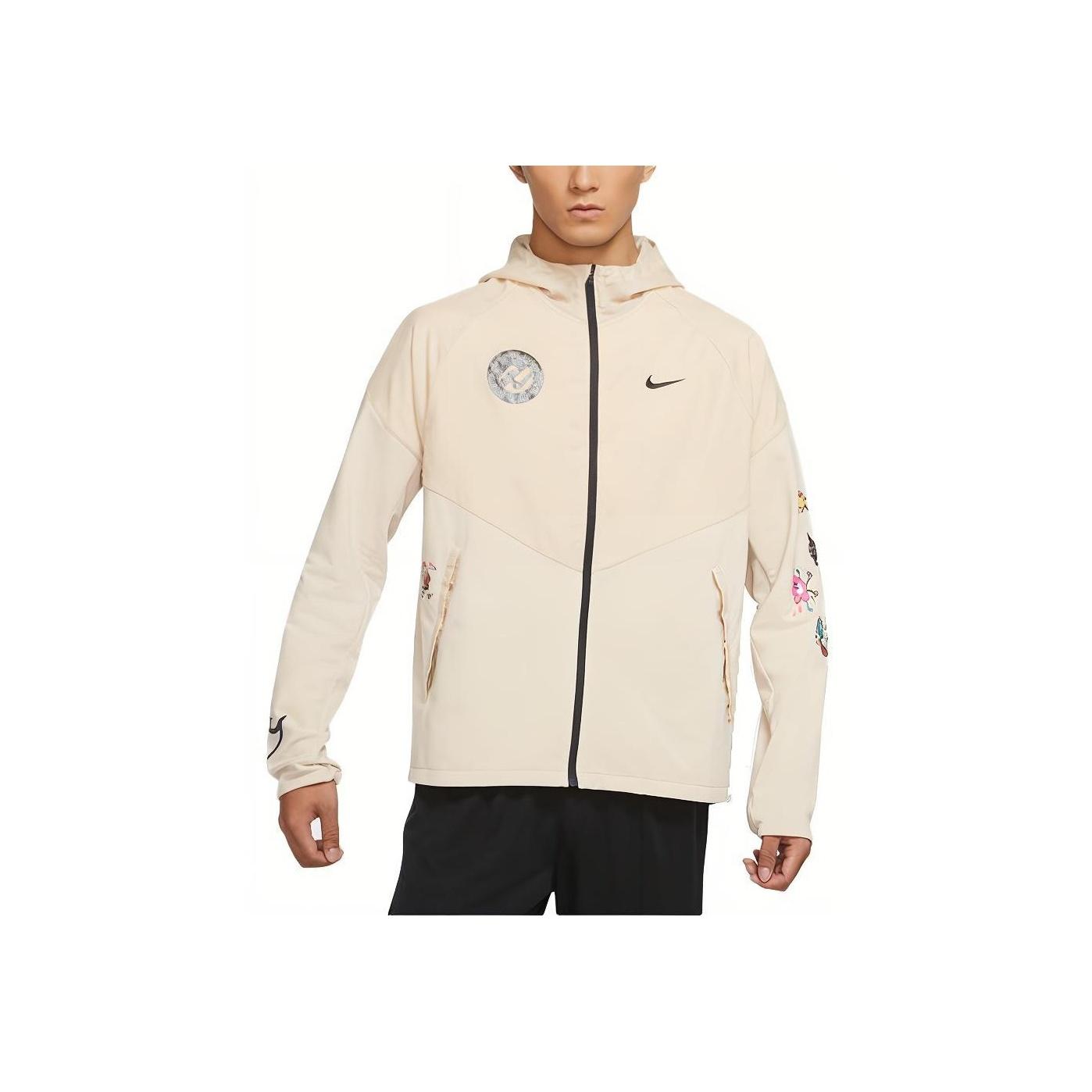 

Спортивная повседневная куртка с капюшоном Nike с мультяшным алфавитным принтом, мужские куртки Gamboge DO6975-206 XXL