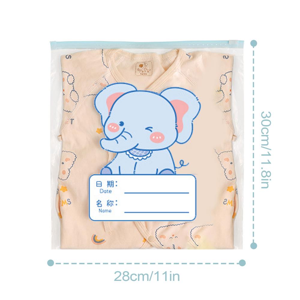 

School Zipper Pouch Bags Clear Pouch Waterproof Toddler Bag Portable Zipper Closure Cartoon Nursing Organizer Household Bags For синий