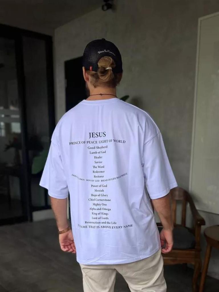 Vielseitiges Oversized-T-Shirt aus 100 % Baumwolle mit einfachem Aufdruck, kurzen Ärmeln, strapazierfähig, lässiges Sommeroberteil