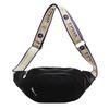 New women's breast bag sports key mobile phone storage bag fashion women's motorcycle solid color fanny pack