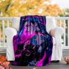 1pc Game L-Lol Theme Blanket - Digital Print, Polyester, Cozy for All Seasons, Perfect for Outdoor, and Travel