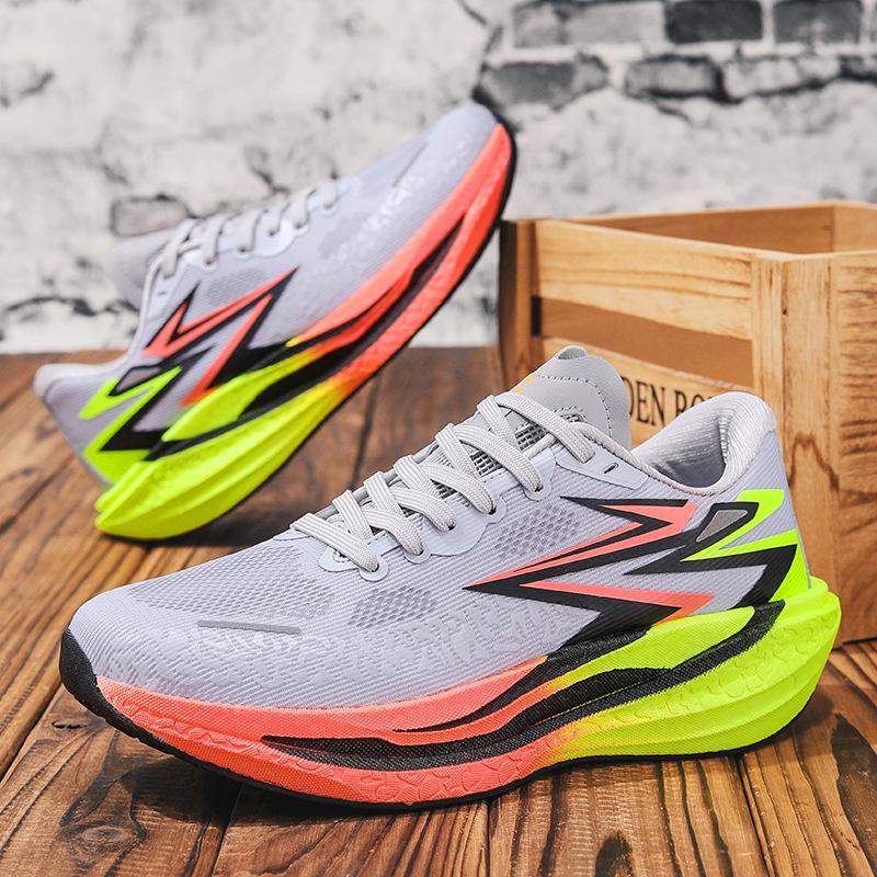2025 autumn new lightweight carbon plate breathable sports youth running shoes trendy shoes men's and women's sneakers