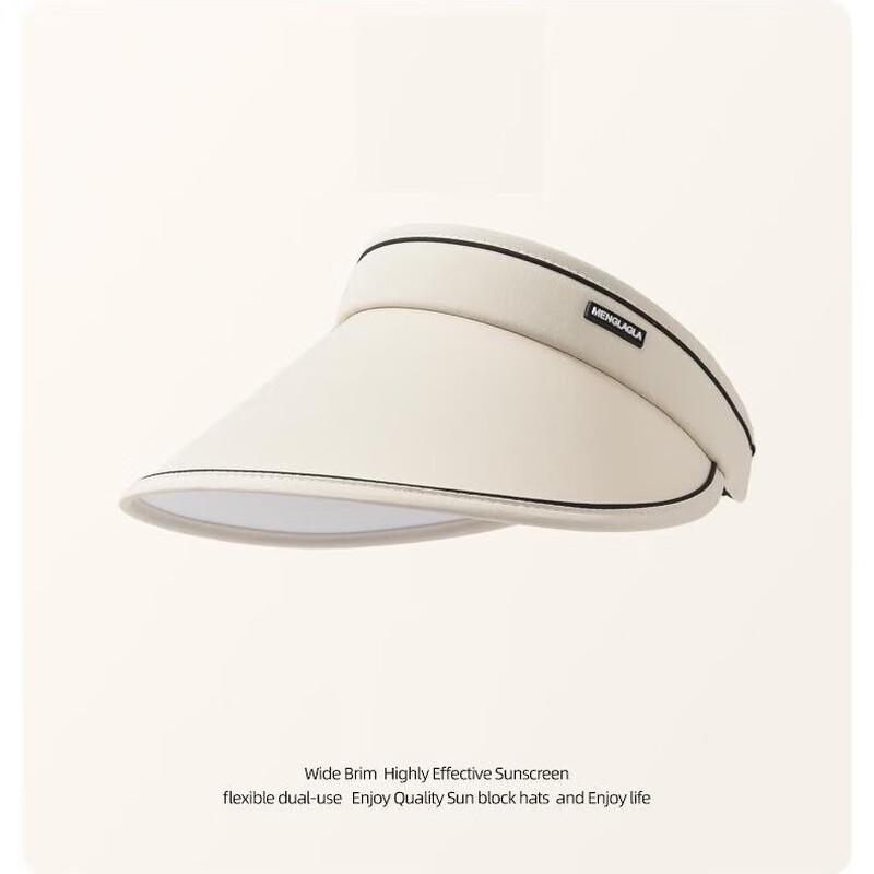 Женская складная широкополая открытая сверху шляпа-козырек от солнца