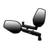 2pcs Foldable Side Rearview Mirrors For 22MM Handlebar Motorcycel Suzuki Yamaha Honda Kawasaki HD E-bike Universal