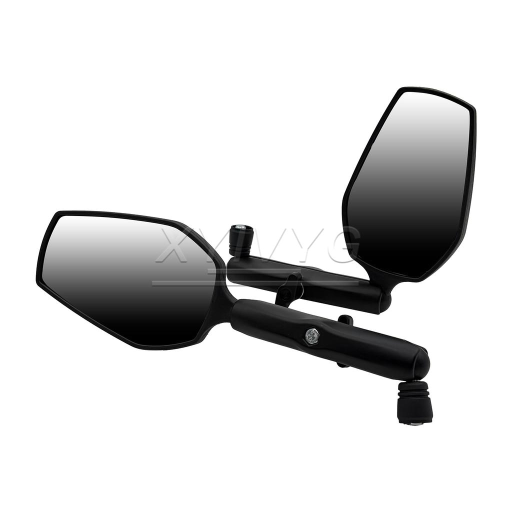 2pcs Foldable Side Rearview Mirrors For 22MM Handlebar Motorcycel Suzuki Yamaha Honda Kawasaki HD E-bike Universal