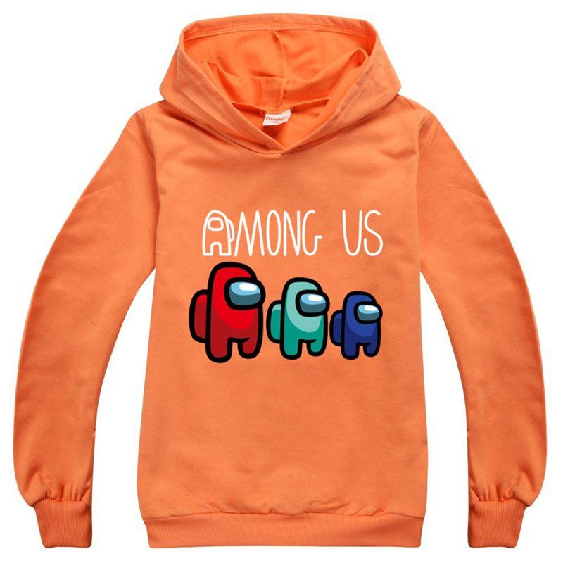 Among Us Game Kids Hoodies Boys Girls Impostor Hooded Sweatshirt Tops Jumpers