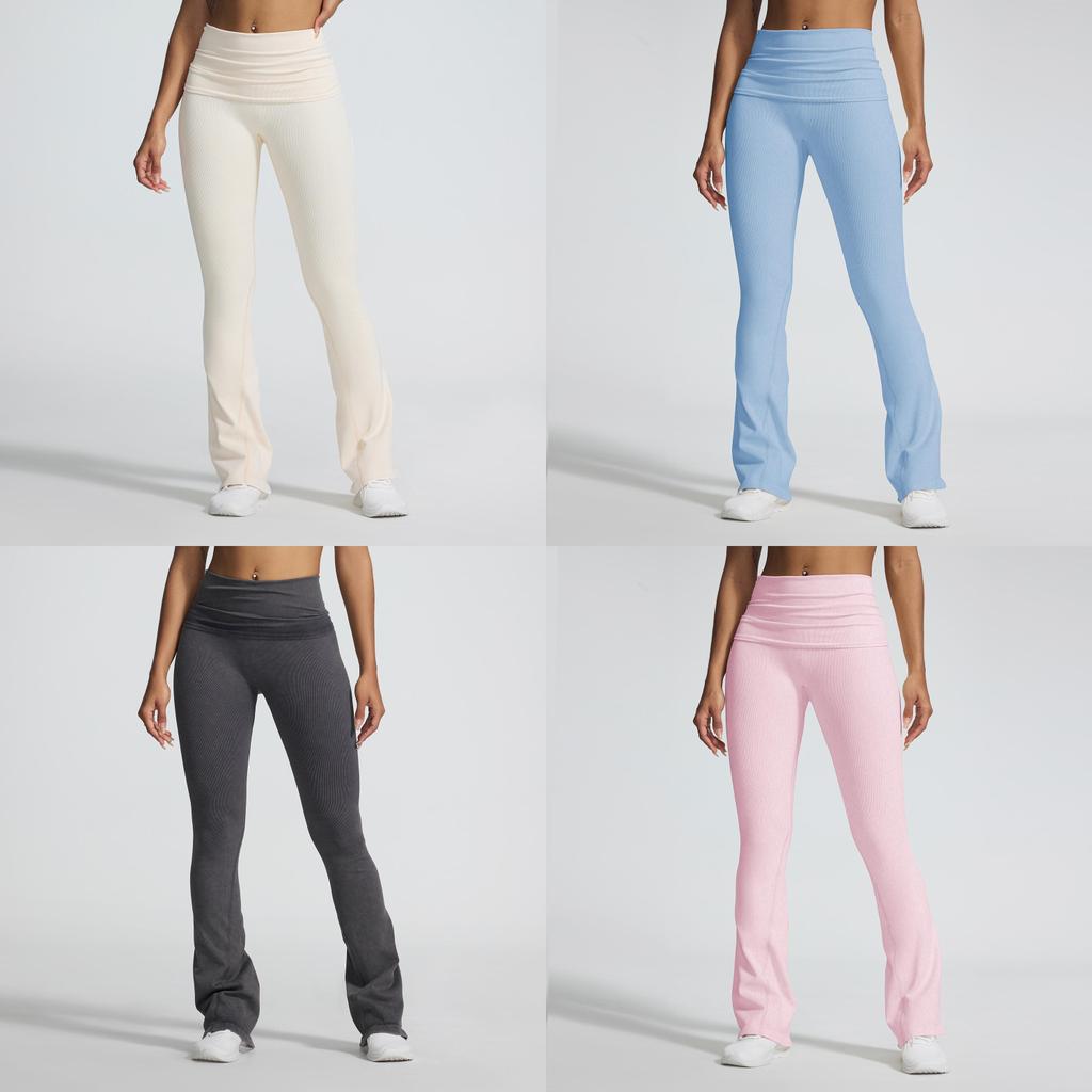 Seamless Yoga Pants For Women High Elastic Slim Fit Breathable Fitness Trousers