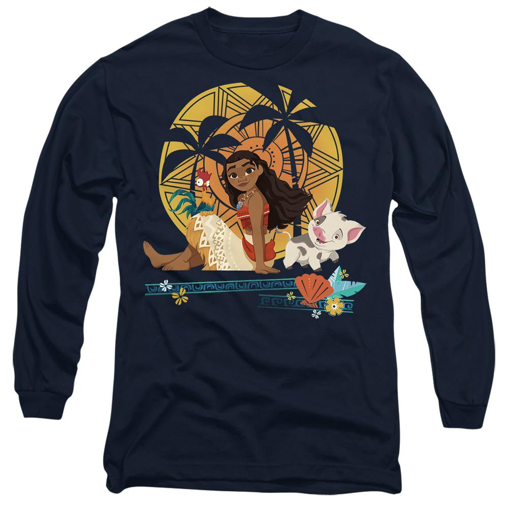 Moana Unisex Adult Sitting Sunset T-Shirt