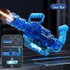 Uz Electric Water Gun: Fully Automatic, Continuous Spray, Cool Light Effects for Outdoor Water Battles
