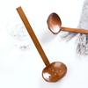 1pcs Ramen Soup Spoon Japanese Noodles Shop Spicy Soup Spoon with Holes Wooden Kitchen Large Spoon Dinnerware Cooking Utensils