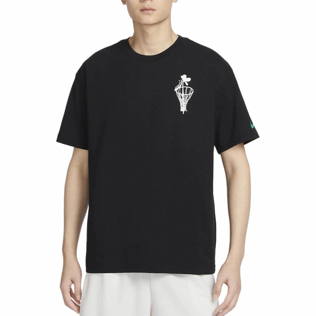 Nike Printed Graphic Casual Short-Sleeve T-Shirt for Men In Black