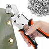Rosfix Oczkarka Ręczna Magnetyczna ProMag 500 – Zestaw z 500 Oczkami | Do Banerów i Plandek | Średnica Oczka 10 mm