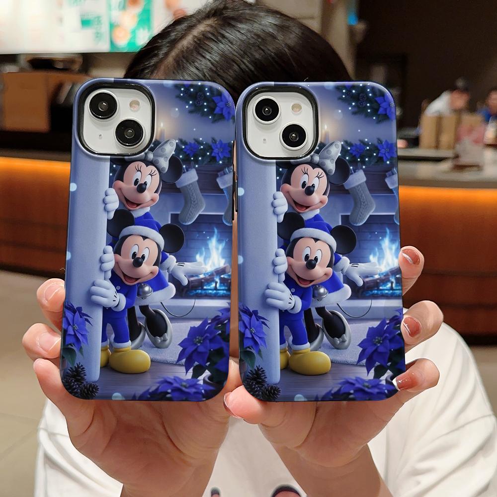Disney Phone Case, Double-layer Protective Cover, Suitable for iPhone X/XS/SE/7/8/11/12/13/14/15/16/17 Pro Max Plus