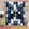 2D flat Photography Backdrop Background cloth Blue and White Cubes 100% Polyester Family Party for Holiday party home decor