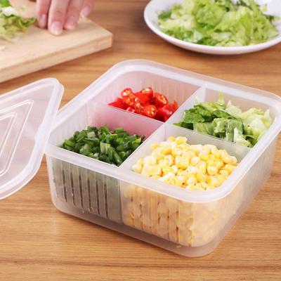 4 Grile pentru Alimente Fructe Cutie Depozitare Compartiment Frigider Congelator Organizatoare