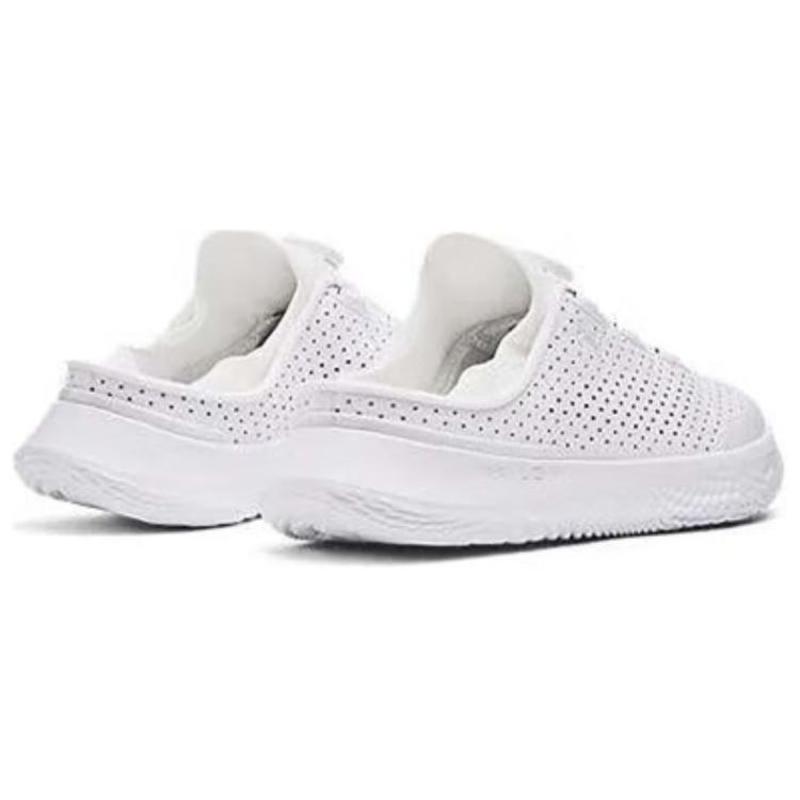 Under Armour SlipSpeed Cushioning, Wear Resistant Low Top Casual Shoes Unisex White Sneakers 3027049-125