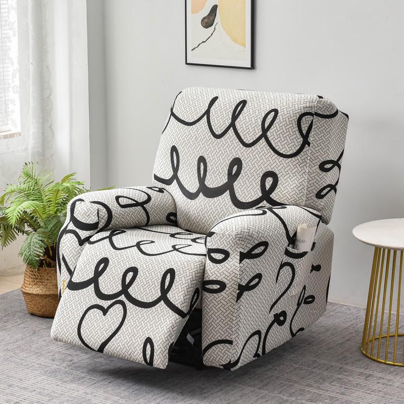 

Чохол для крісла-крісла з 4 предметів/комплект. Розтяжний чохол для крісла-крісла. Чохол-чохол для крісла-крісла для вітальні. Захист крісла-крісла з кишенею