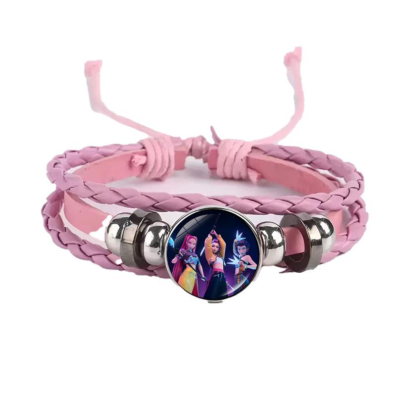 Cartoon Character Bracelet, Alloy Charm Adjustable 18+6cm Chain, Unisex Fashion Jewelry Gift for Daily Wear