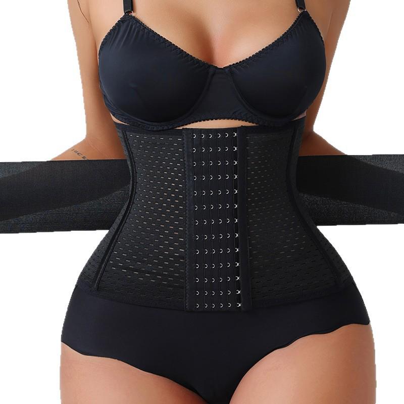 Women's Postpartum Waist Cincher: Breathable, Strong Shaping, Six Row Buckle Belt for Abdomen Support