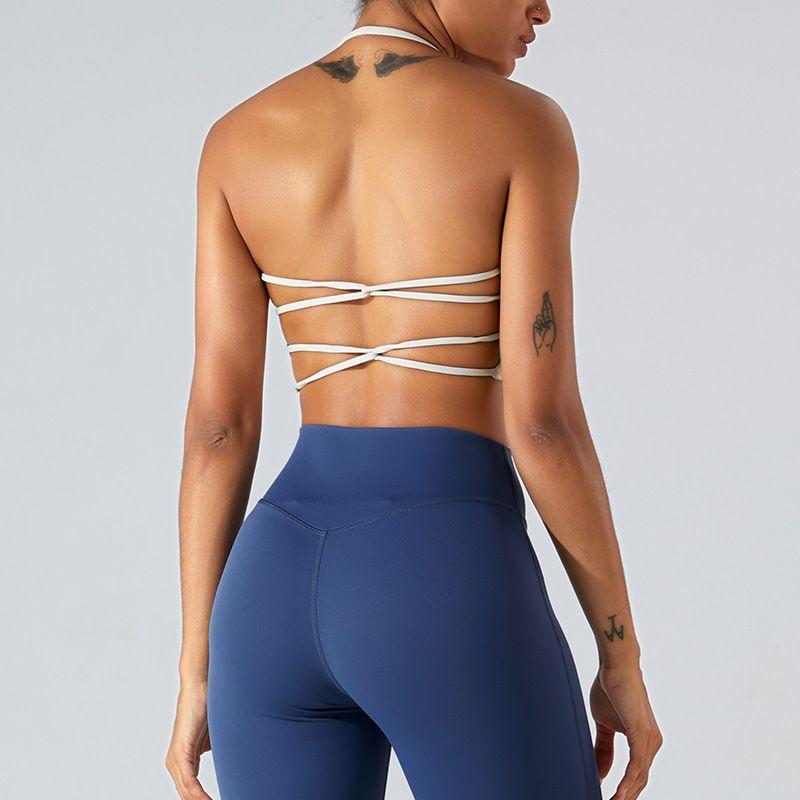 Export New Arrival Sports Intimates Women's Yoga Clothes Vest Pilates Beauty Back Running Sports Gym Bra Tops