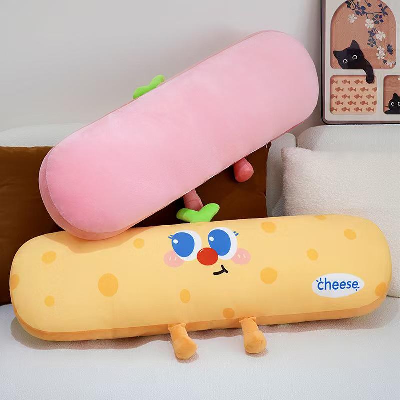 Cute Long Pillow Girls Sleeping Throw Pillow Side Sleeping Legs Special Bed Pregnant Women's Pillow Bedroom Bedside Cushion