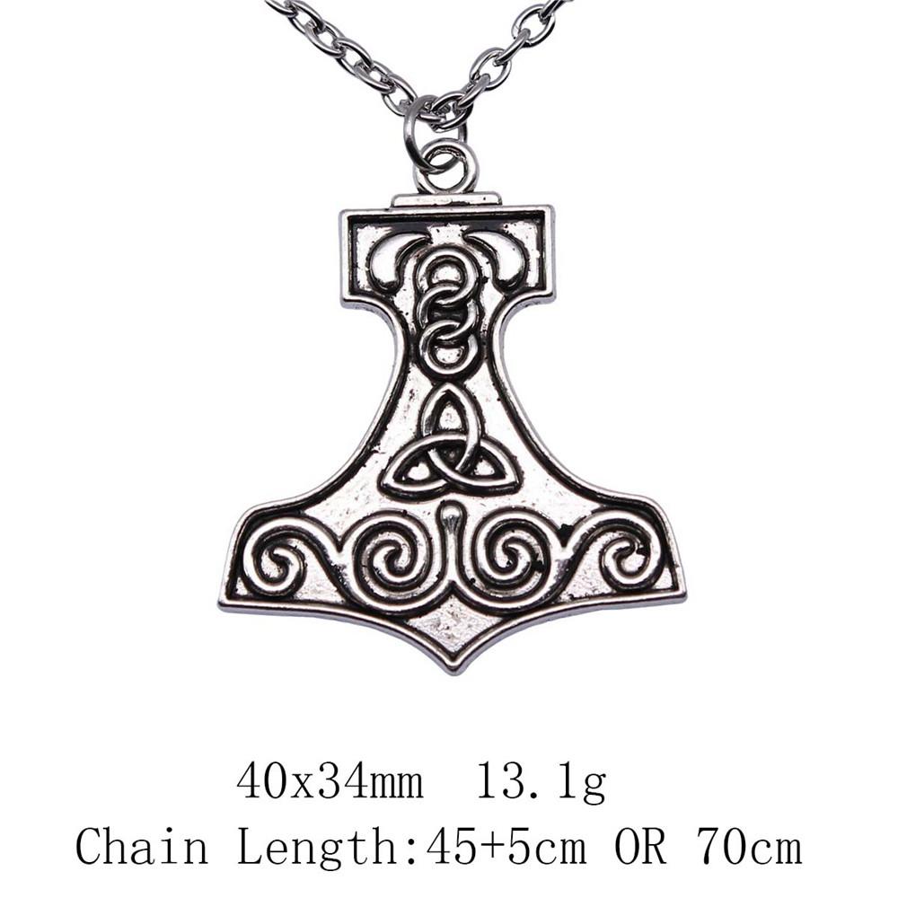 Gifts For Women Woman Long Necklace Celtic Hexagram 45cm Or 70cm Long Chain Necklace Cheap Cute Stuff Pendants And Necklaces
