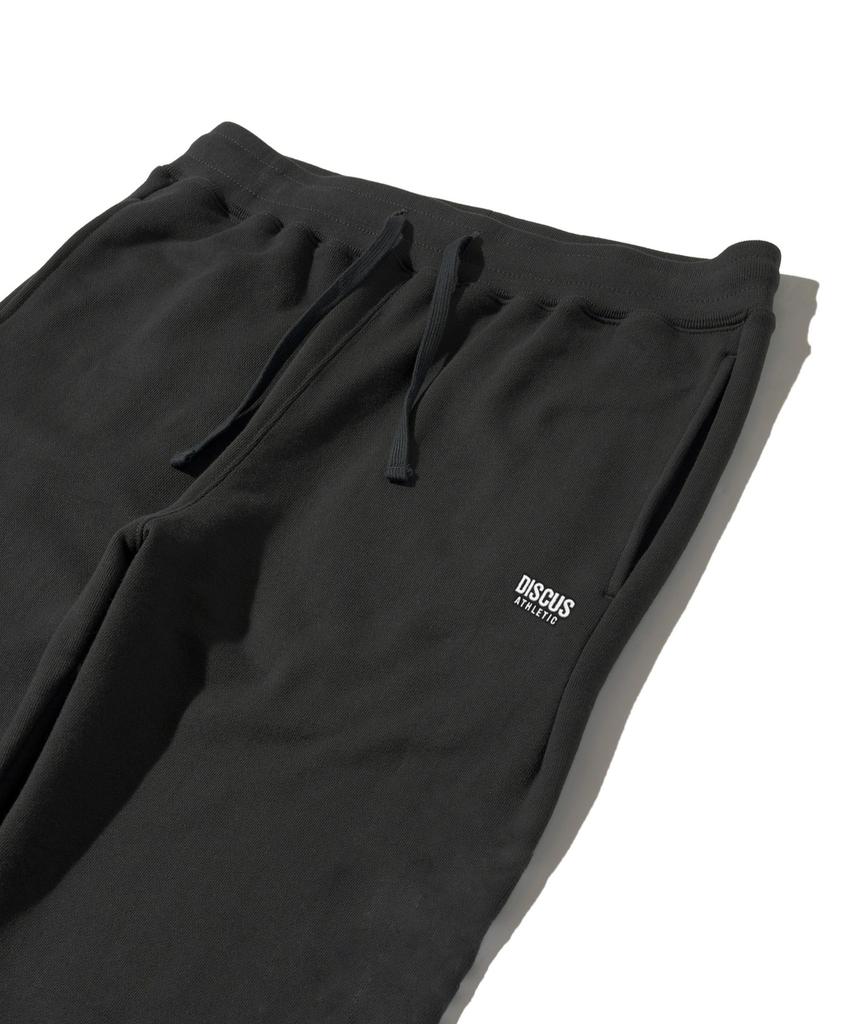 DISCUS ATHLETIC Heavyweight Letter Logo Sweatpants Washed Black