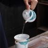 190ml Hand-Painted Ceramic Teapot Japanese Simple Kung Fu Tea Set