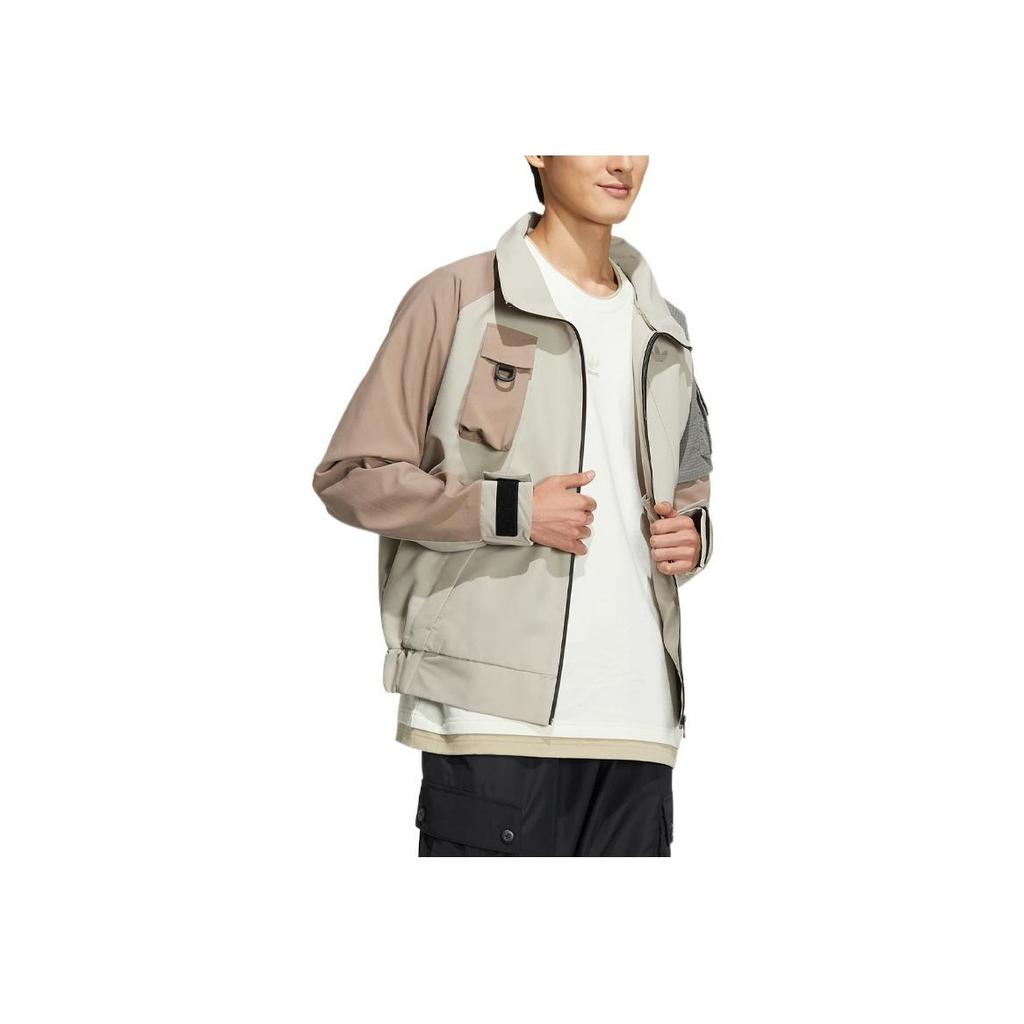 Adidas Originals Trefoil Im Jacket Multi-Pocket Sports Casual Stand Collar Jacket Men Outerwear Multicolor HE6607