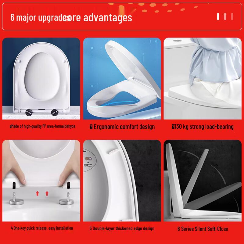 ARROW Universal Silent Soft-Close Toilet Seat Cover