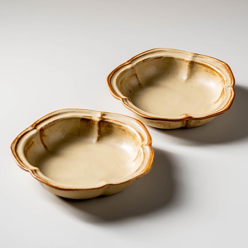 Japanese Style Ceramic Deep Dinner Plate
