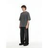 Premium Heavyweight 240g Cotton Washed Distressed Oversized Unisex T-Shirt Loose Fit Casual Tee