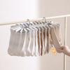 Sock Drying Rack with 32 Clips Strong Load-bearing Foldable Design Multipurpose Socks Underwear Laundry Hanging Rack