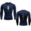 Anime 2D Print Quick-Dry Men's Sports T-Shirt: High Stretch, Tight-Fitting Fitness Wear