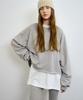 Bopeu Benji Cut Sweatshirt (Melange Gray)