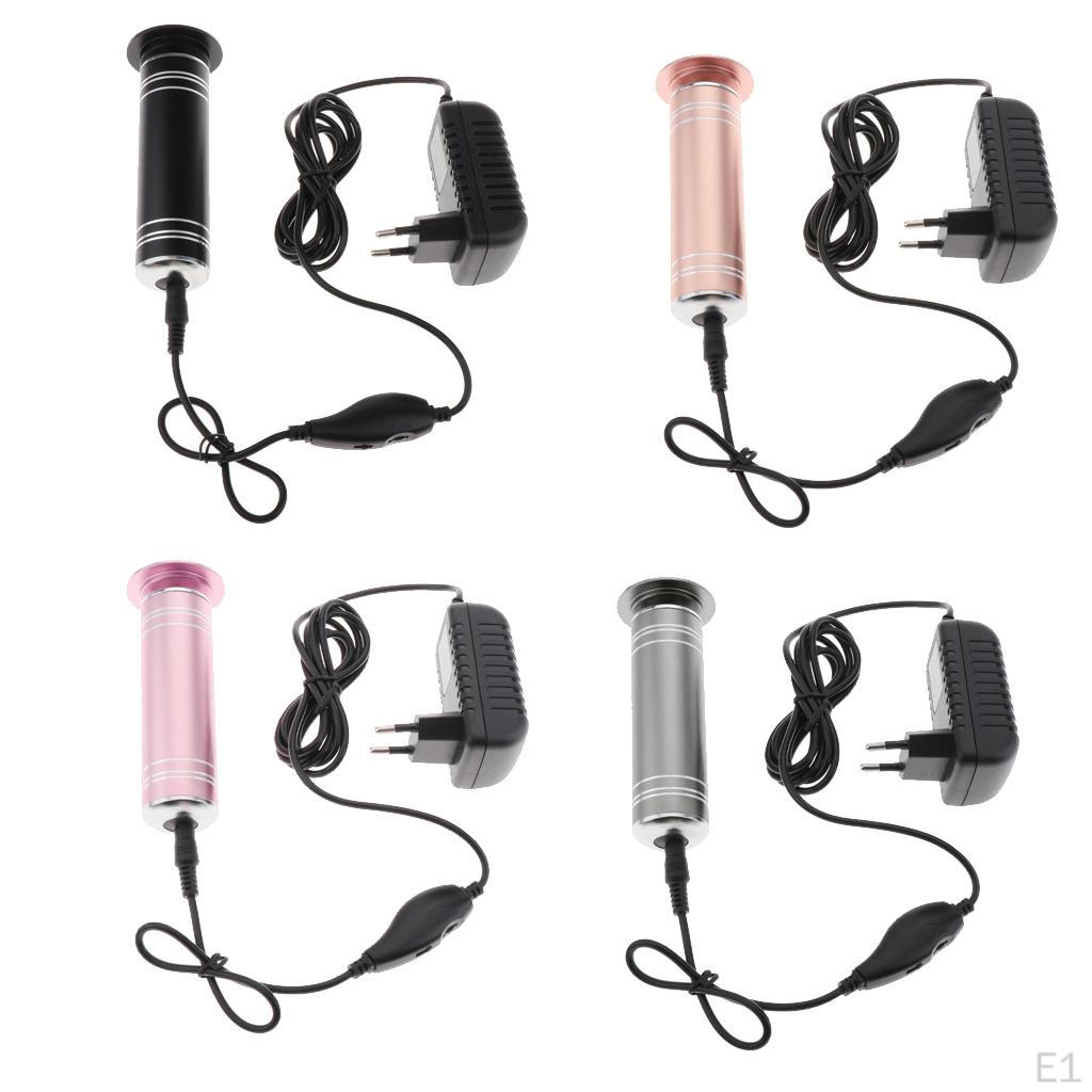 Electric Foot File Cracked Heels Dead Skin Callus Remover Feet Grinder Black